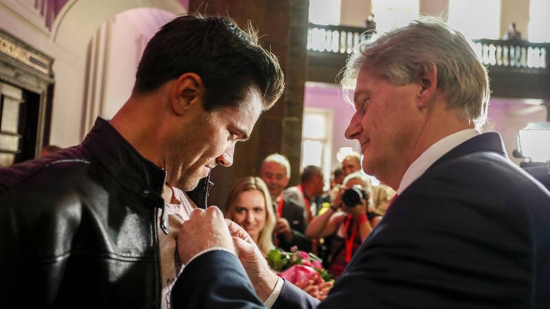 Tom Dumoulin Knighted in Maastricht