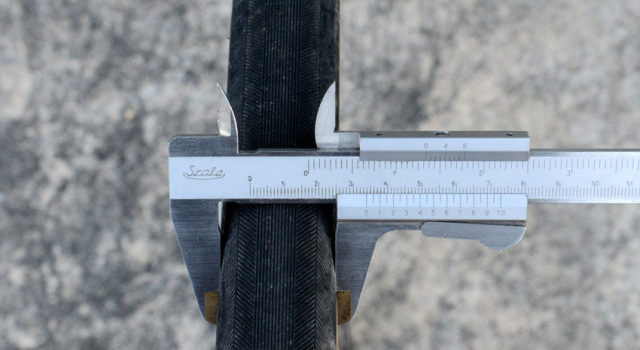 Road Bike Tires Measurement