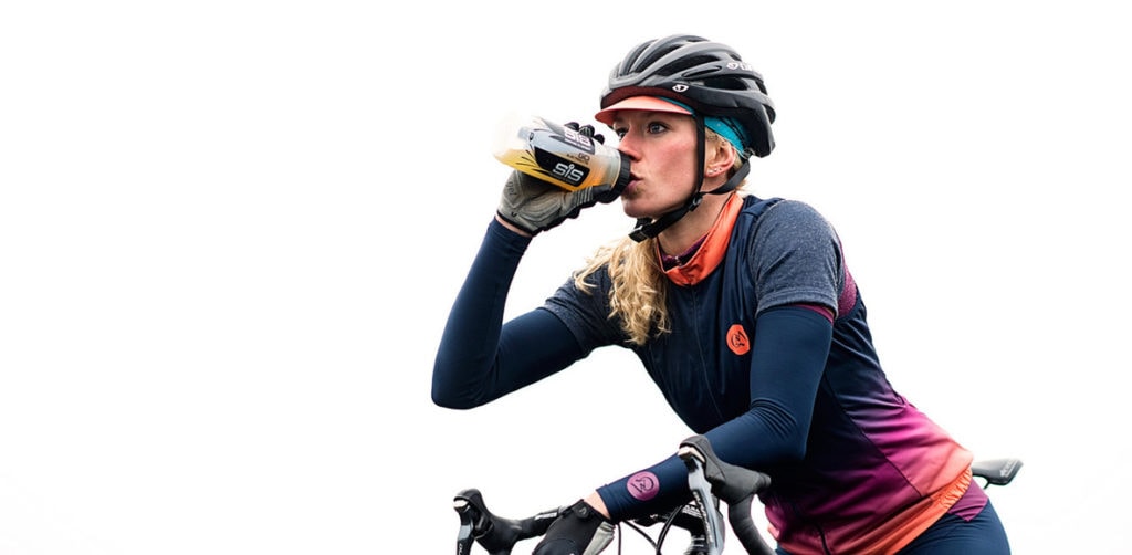 Cyclist Drinking from Bidon