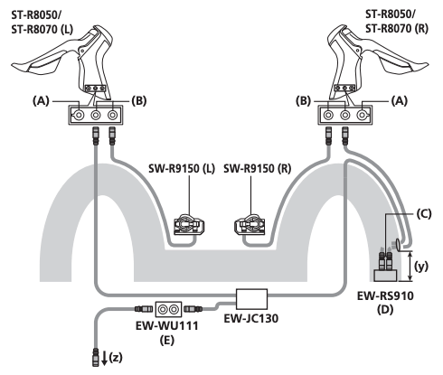 Shimano Di2 Wiring Installation Diagram