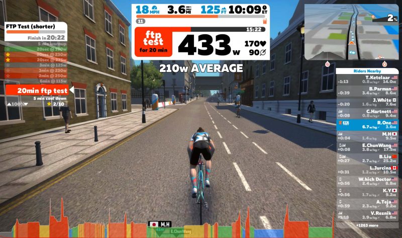 Zwift - 20 Minutes FTP Test