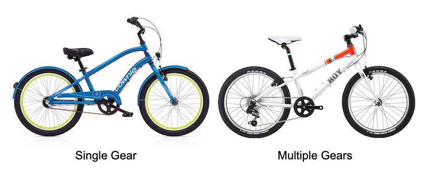 Single vs Multiple Gears Kids Bikes