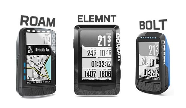 Wahoo Elemnt vs Bolt vs Roam